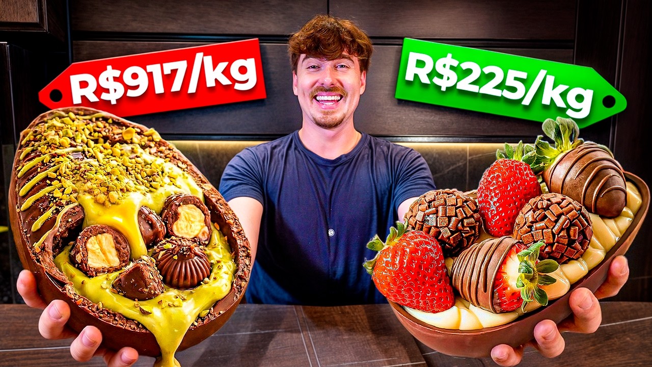 Ovos de P&aacute;scoa recheados: do mais barato ao mais caro