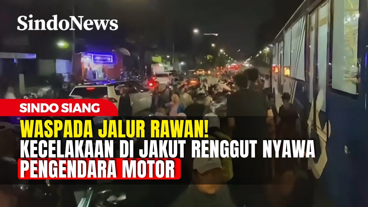 Waspada! Kecelakaan di Jakut Renggut Nyawa Pengendara Motor | Sindo Siang | 06/03 | PART 1