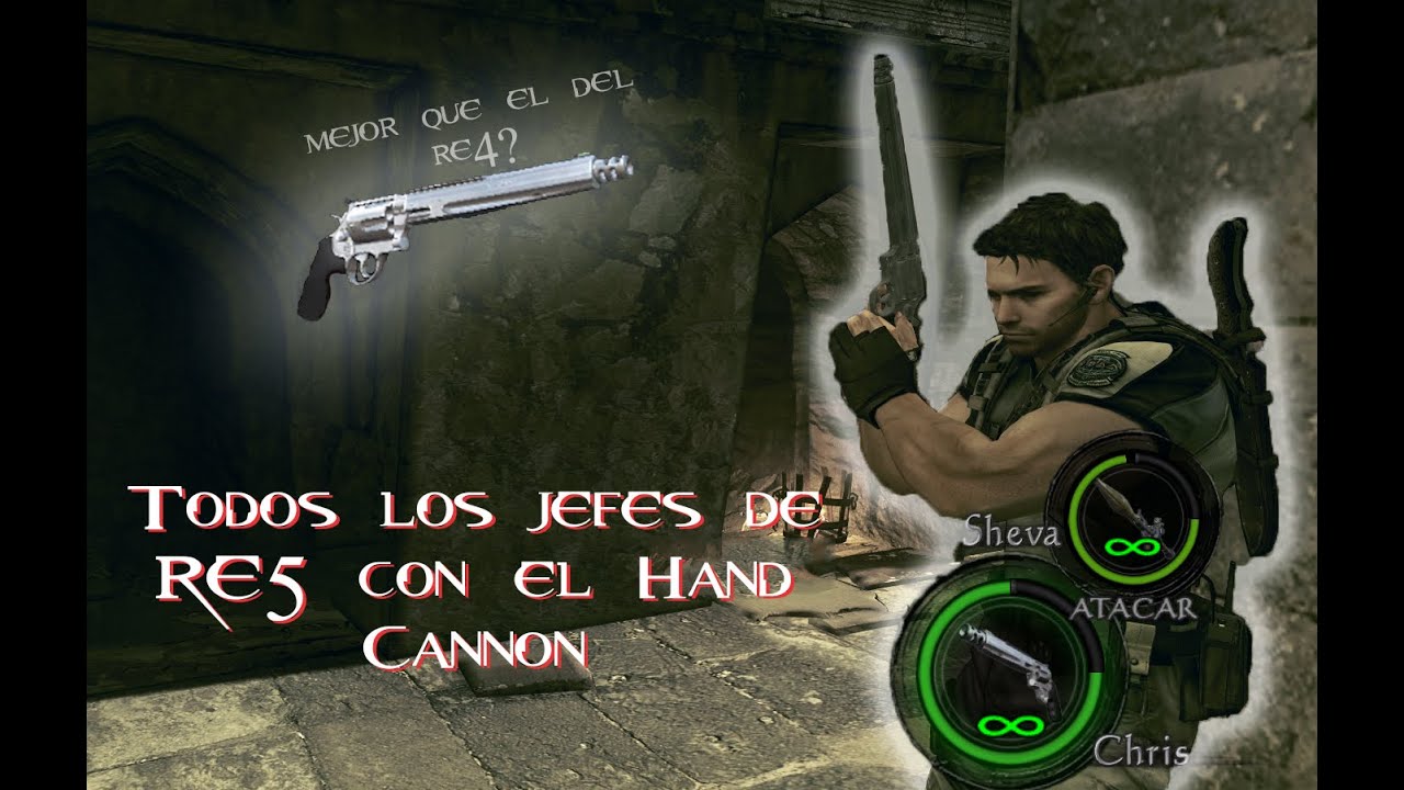 Derrotando a Todos los jefes de RE5 con el Hand Cannon (S&W M500) RESIDENT EVIL 5