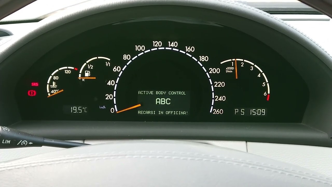 Mercedes-Benz CL 500 C215 2002 cold engine start