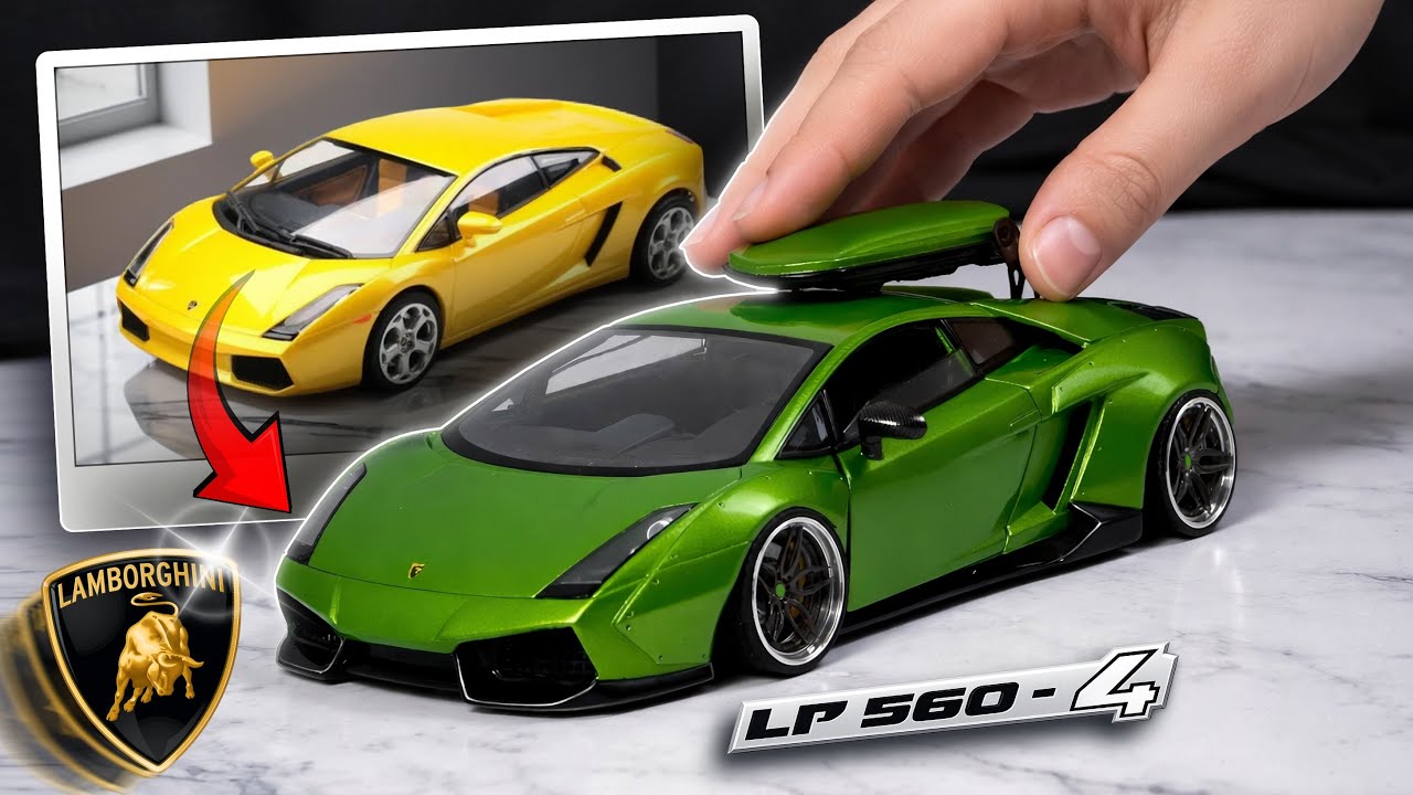 Как Widebody-кит меняет всё? | Lamborghini Gallardo LP560-4 (Custom Diecast Build! 🚀)