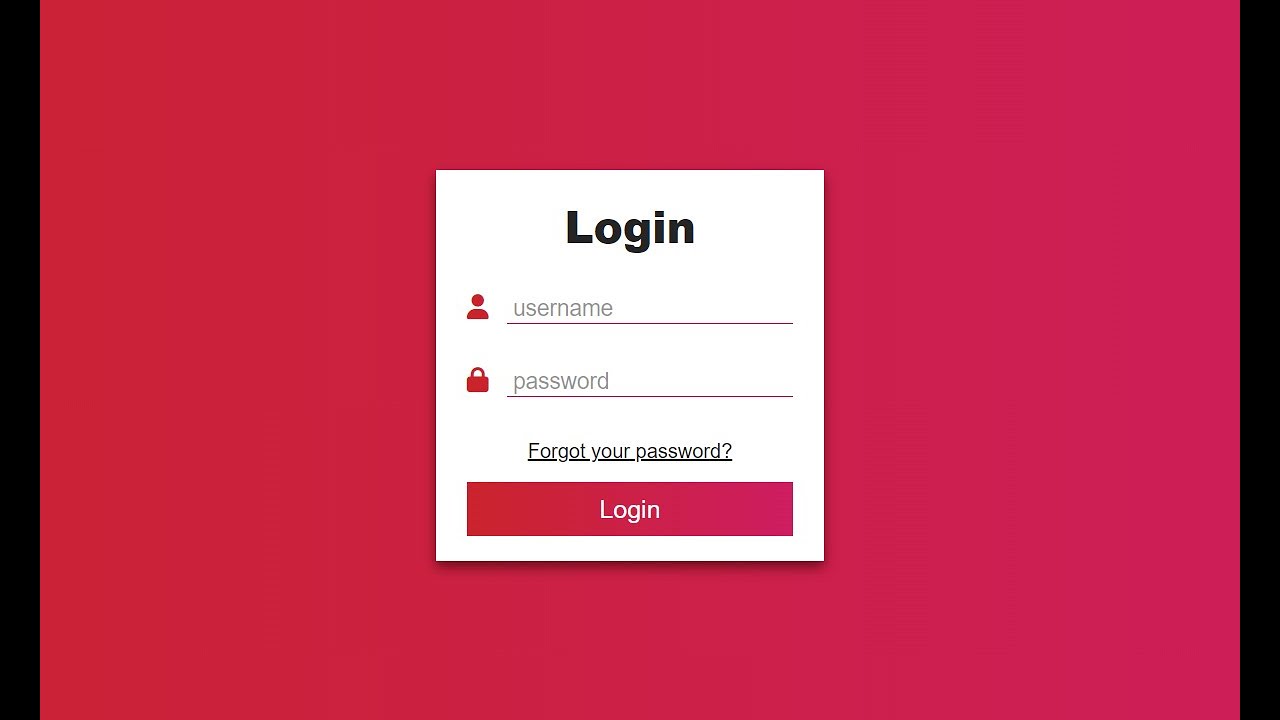 Login simple con HTML, CSS y JS