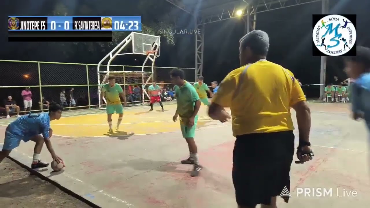Jinotepe futsal vs Santa Teresa Juego de Ida 27 de febrero 2026, transmisión Moncho Sofia fb 