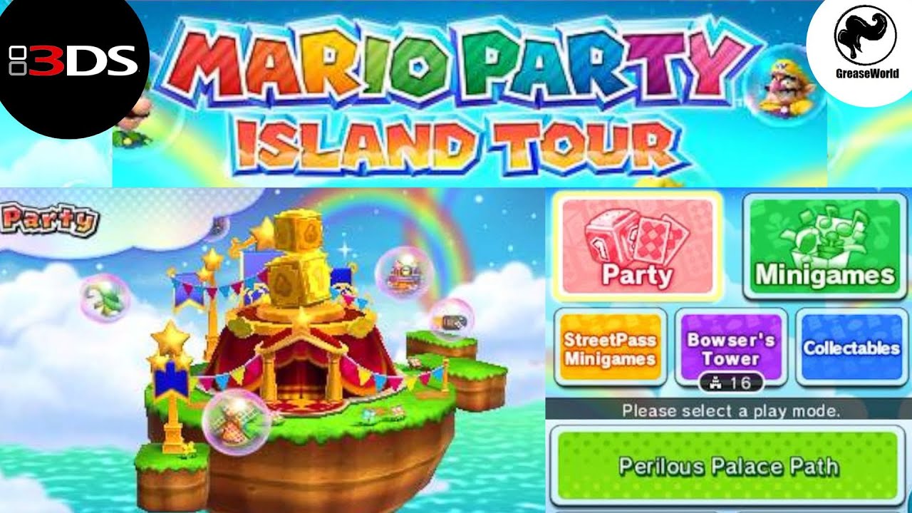 Perilous Palace Place Board Mario Party Island Tour complete