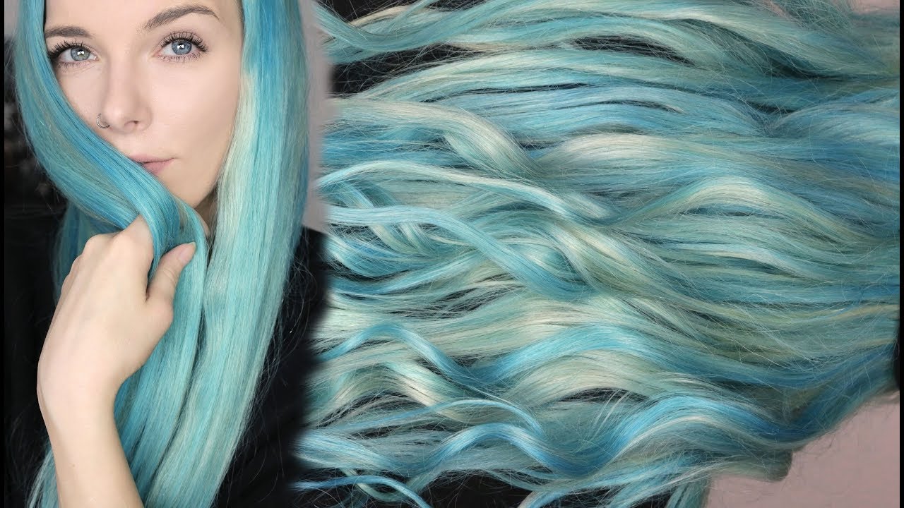 PASTEL OCEAN HAIR - Haare bunt tönen ohne Schäden Tutorial