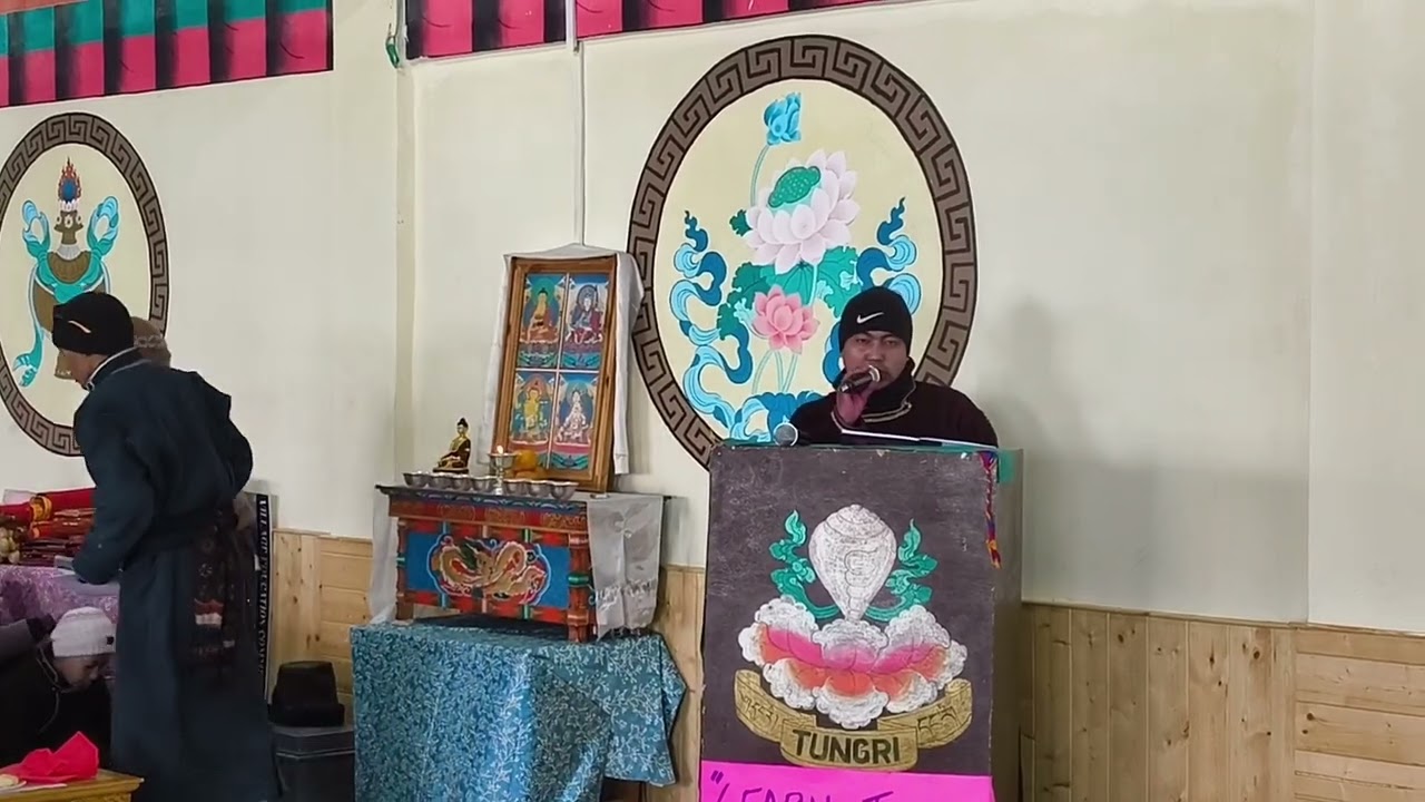 Winter tuition Closing ceremony at zangskar tungri 