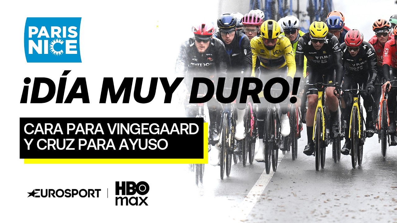 HIGHLIGHTS | Cara para VINGEGAARD, cruz para AYUSO | #ParisNice 2026, 4ª etapa | RESUMEN EN ESPAÑOL