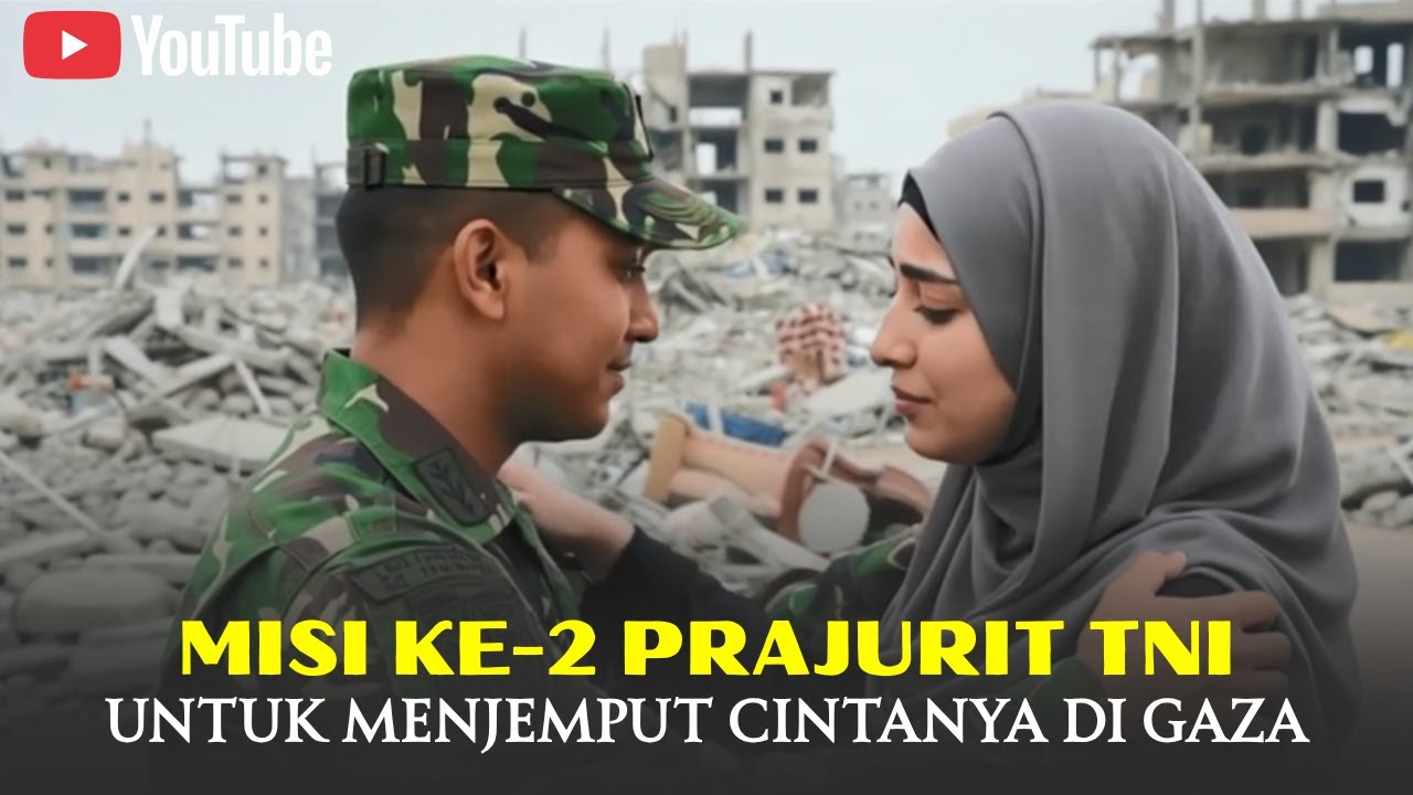 “Prajurit TNI Kembali ke Gaza Demi Menepati Janji — Gadis Itu Masih Menunggu di Tengah Perang”
