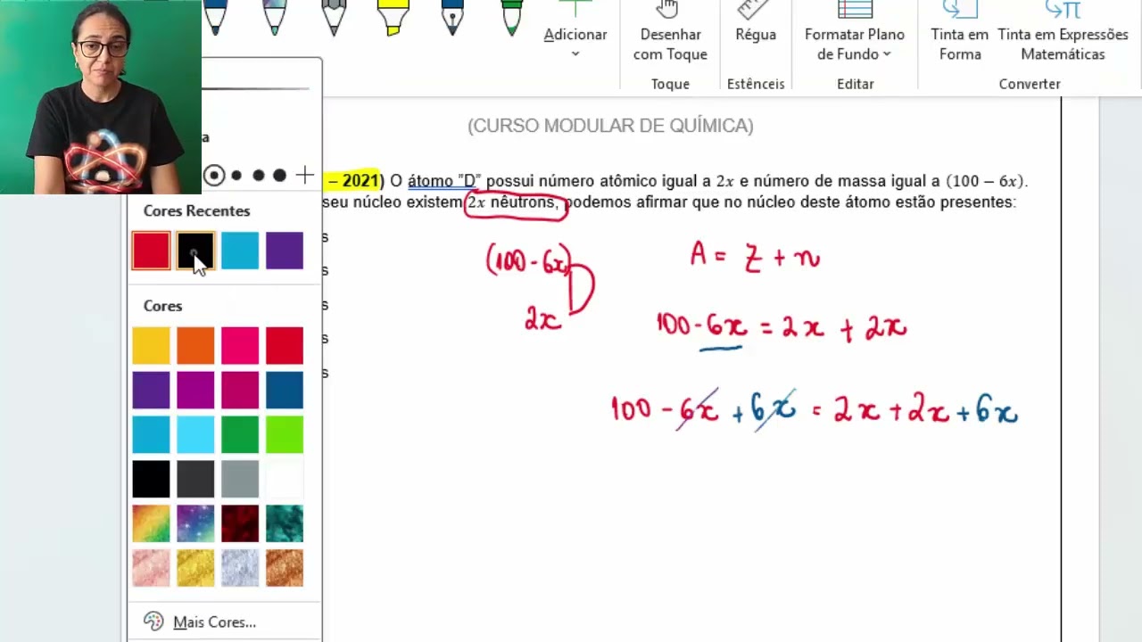008 -  FEI 2021 | PARTÍCULAS SUBATÔMICAS | 100 questões para revisar química | Química Geral 2.