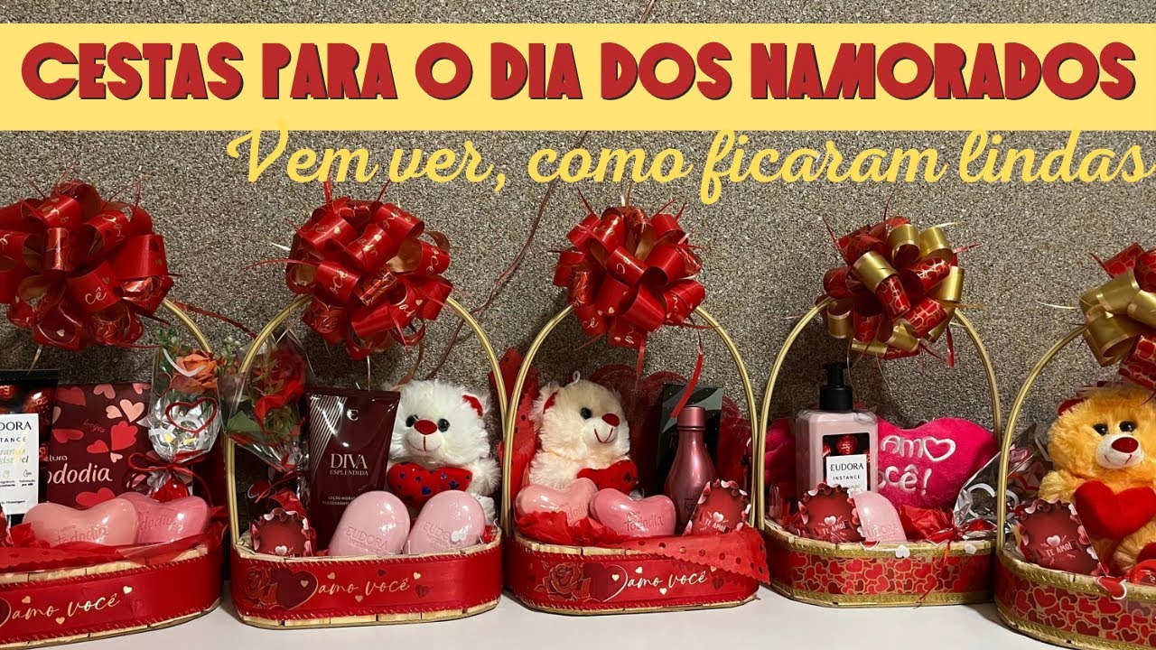 MONTANDO CESTAS PARA O DIA DOS NAMORADOS 2025.