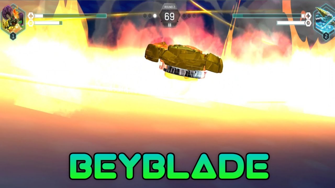 ROKTAVAR vs GOLDEN JUDGEMENT DRAGON D5 Battle II BEYBLADE BURST MOBILE BATTLE..