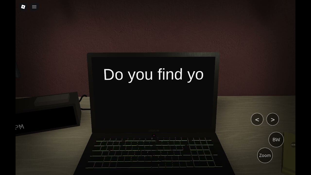 Doing a survey in roblox(scary)