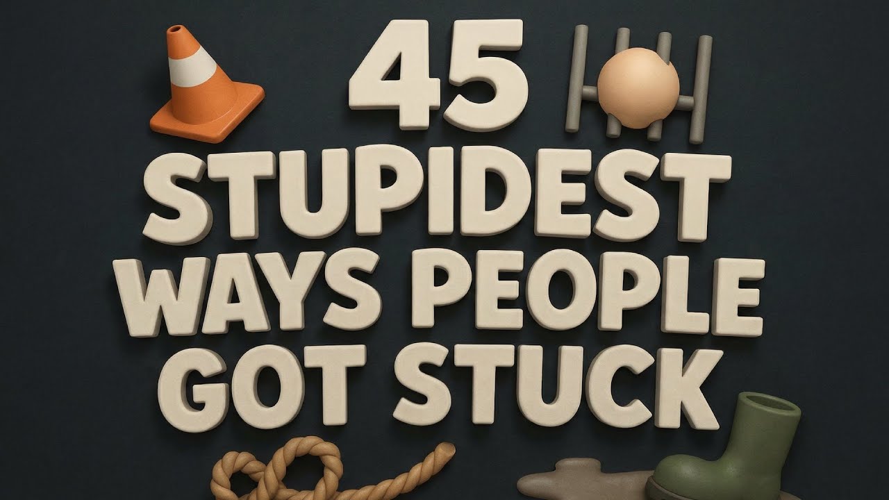 45 Stupidest Ways People Got Stuck and Had to Be Rescued