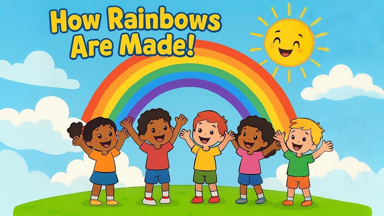 How Rainbows Are Made! – Nature’s Colorful Secret 🌈 | Science for Kids