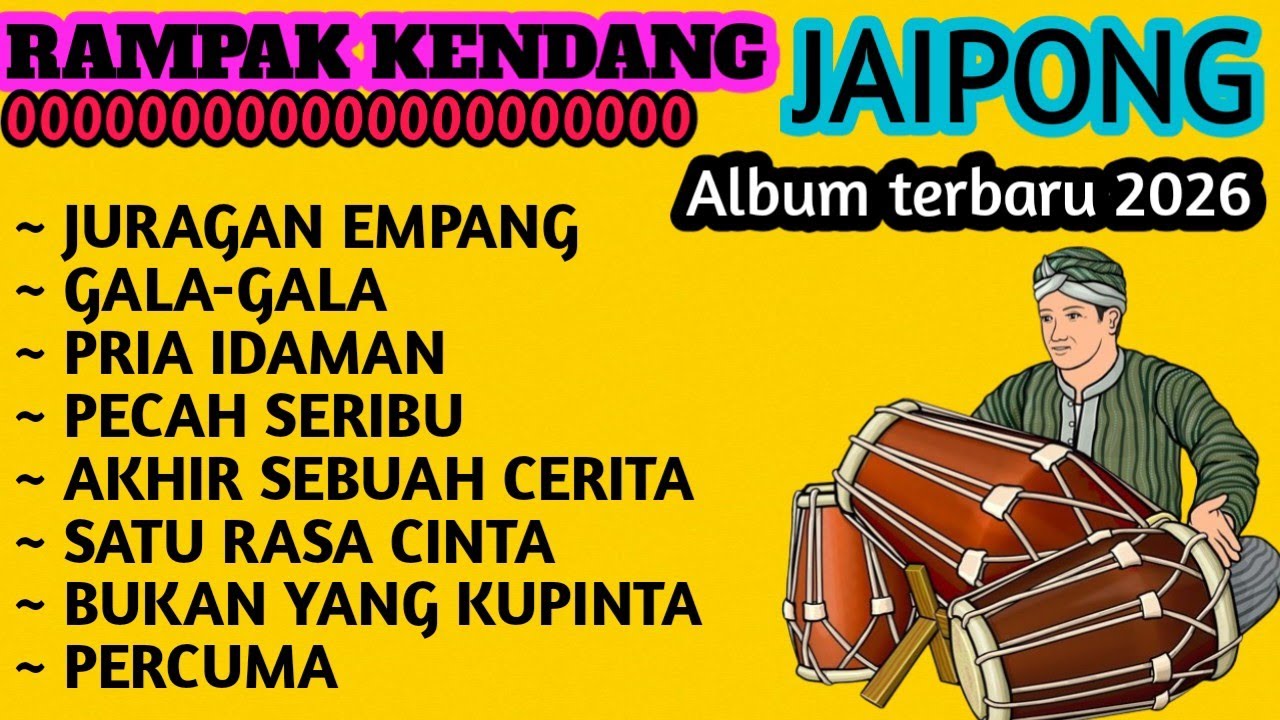 KENDANG RAMPAK JAIPONG VIRAL TERPOPULER 2026 PALING DICARI DAN ENAK BUAT SANTAI