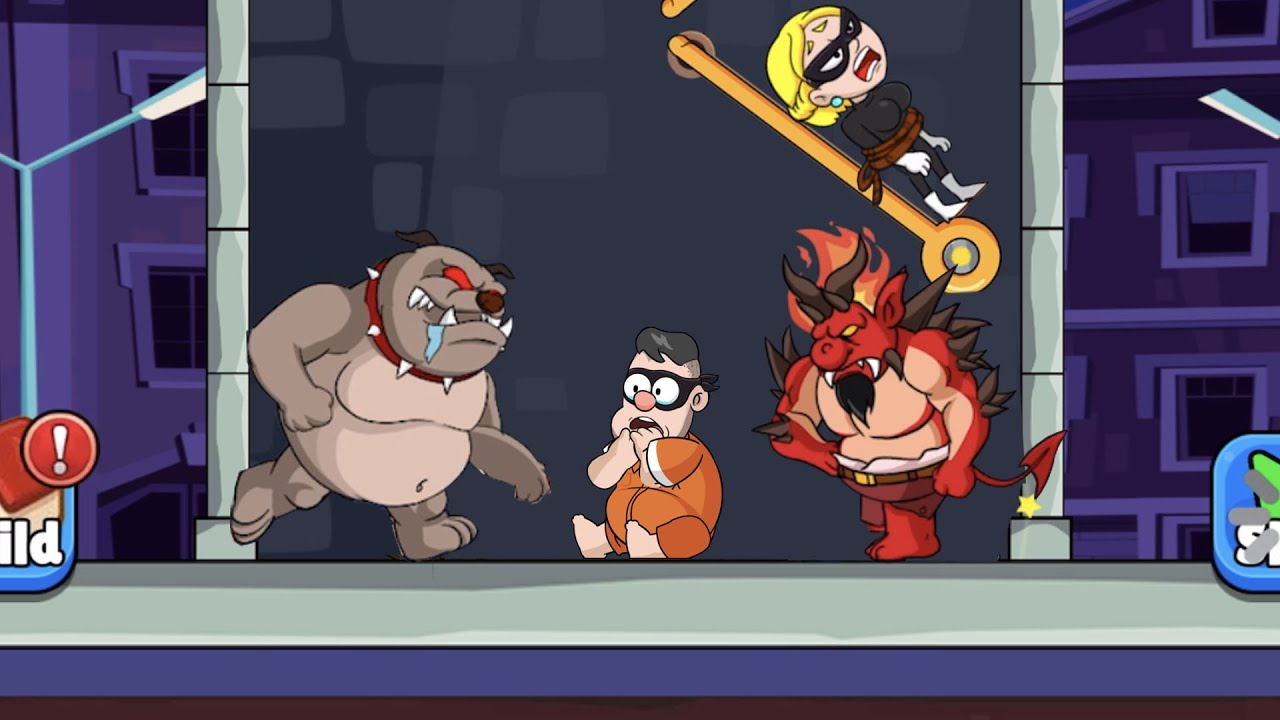 Prison Pin Rescue - All Levels Gameplay Pull Him Out ( Levels 1610 - 1644 )