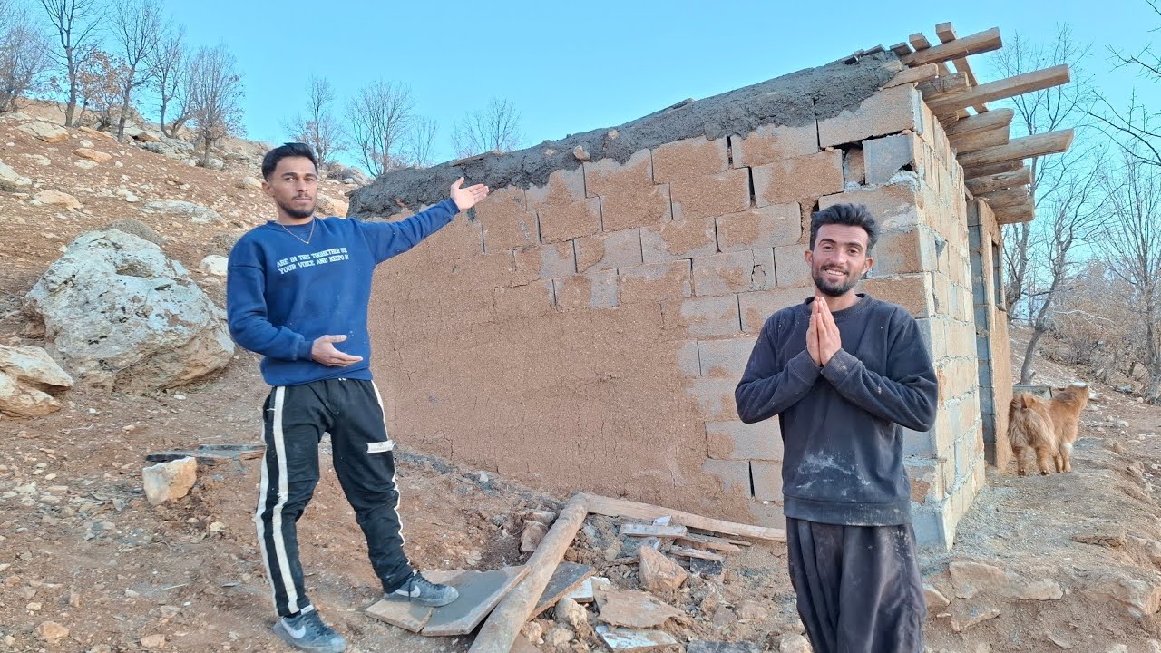 The true story of building a mountain hut with a new worker