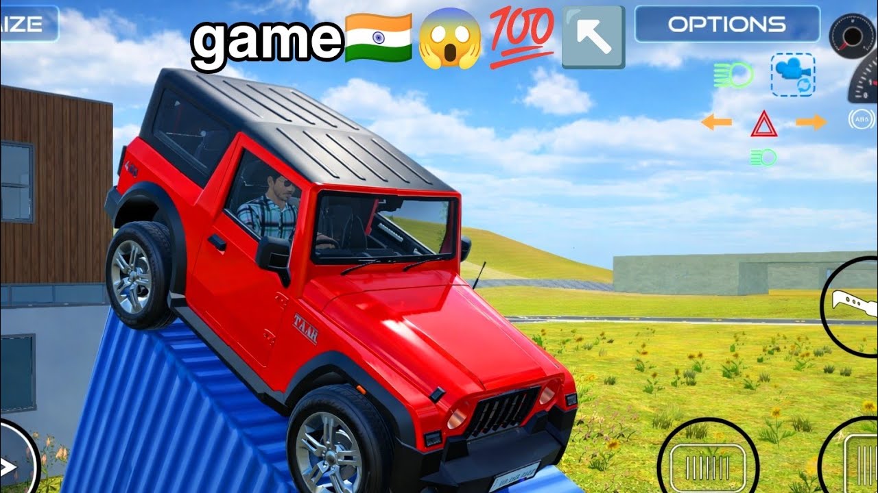 न्यू गेम इंडियन थार का गेम new driving driving Kafi Achcha funny game India🇮🇳👍