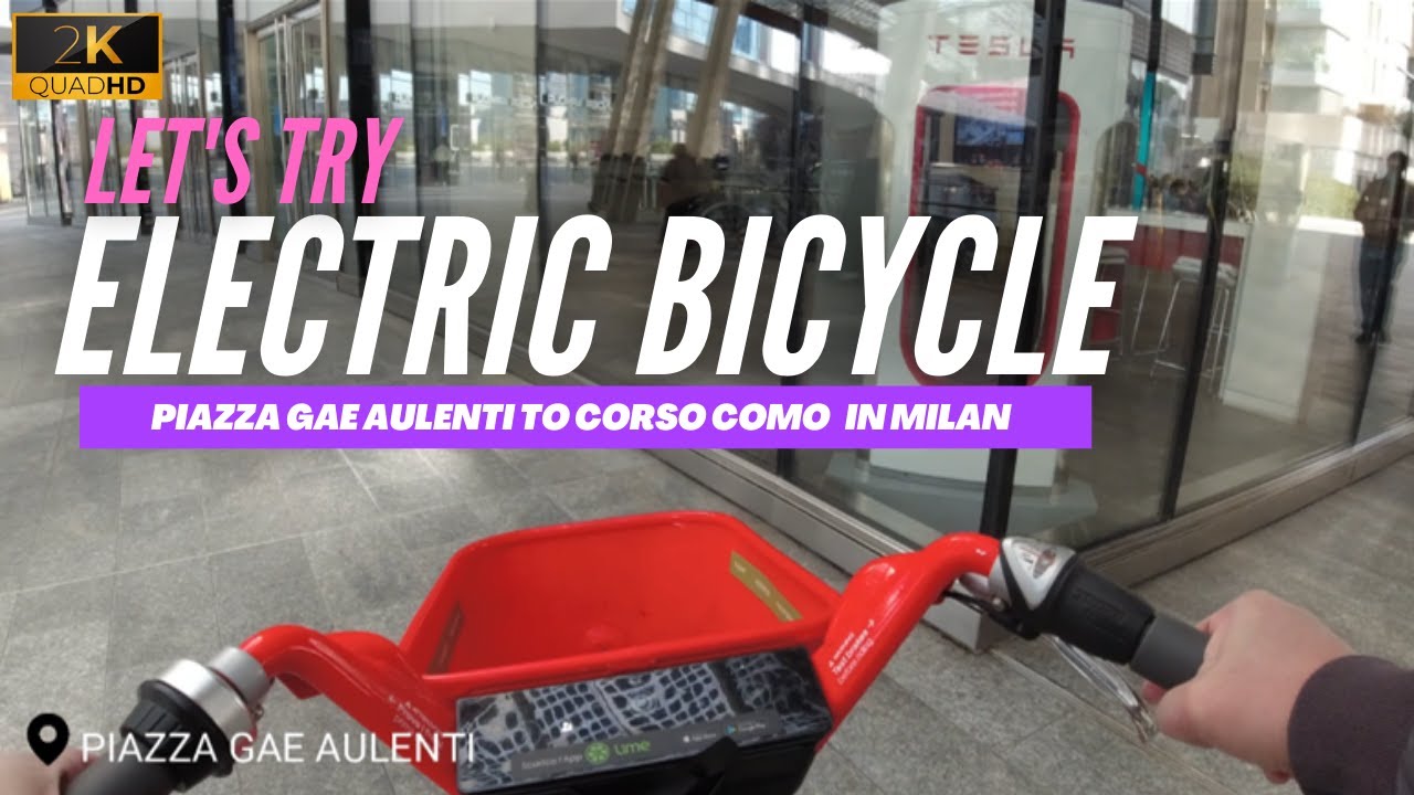 CYCLING IN MILAN - ELECTRIC RIDE FROM GAE AULENTI TO CORSO COMO