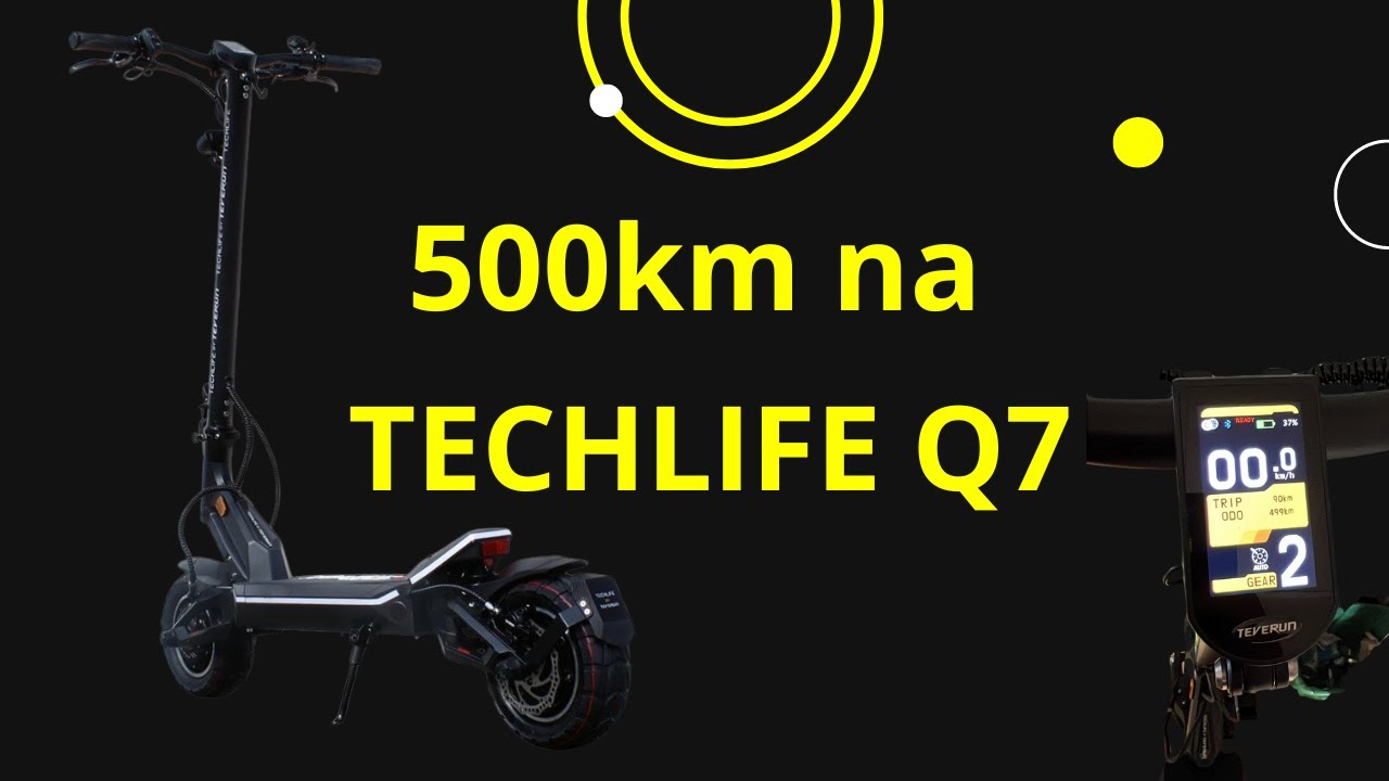 500km Przygody na Hulajnodze Elektrycznej: Moje Doświadczenia z Techlife Q7
