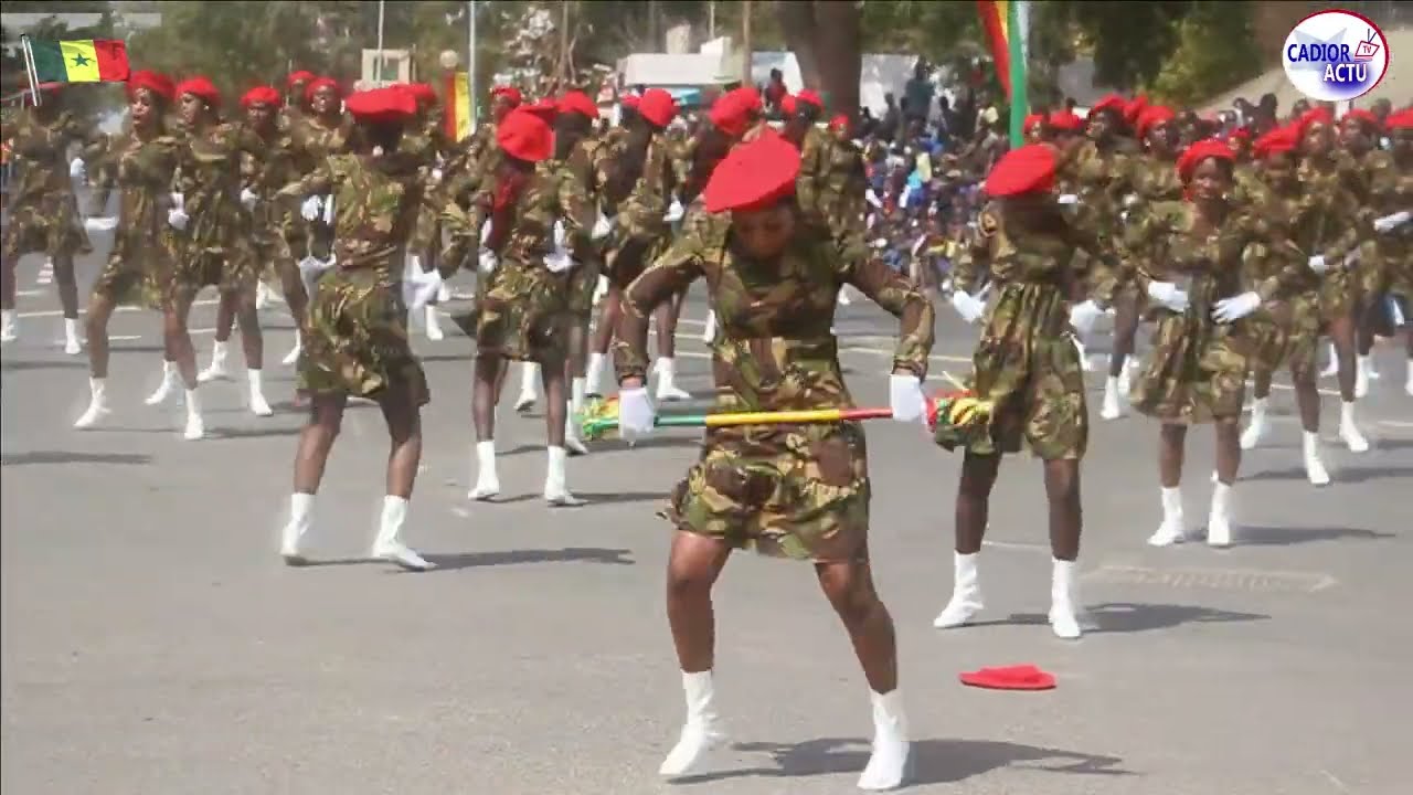 Défilé du 4 avril 2022: prestations des majorettes de APLES Thiès