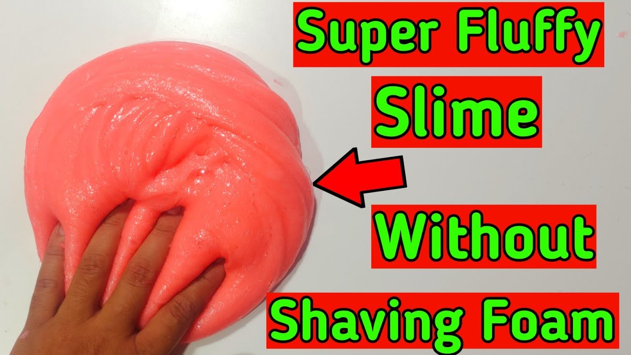 FLUFFY SLIME WITHOUT SHAVING FOAM, How to Make FLUFFY Slime without shaving foam, Fluffy slime ASMR