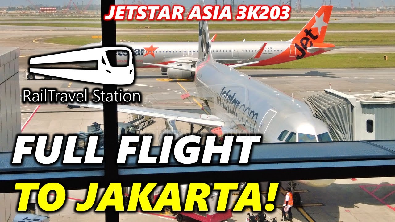 JETSTAR ASIA FULL FLIGHT TO JAKARTA! 🇸🇬🛫🇮🇩 3K203 Singapore Changi T4 &rarr; Jakarta Soekarno-Hatta T2F