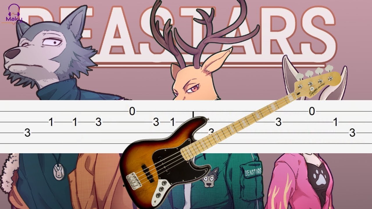 BEASTARS OP 1 [Bass Tabs Tutorial]
