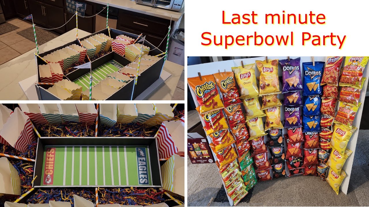 DIY snack stadium| Game day party prep