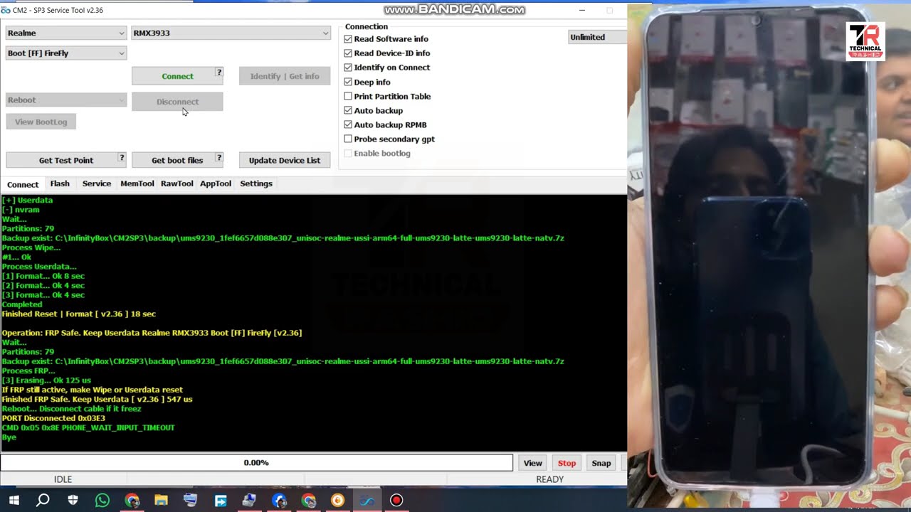 Realme C61 frp cm2 | Realme RMX3933 frp cm2 | Realme C61 RMX3933 unlock cm2 dongle | C61 hard reset