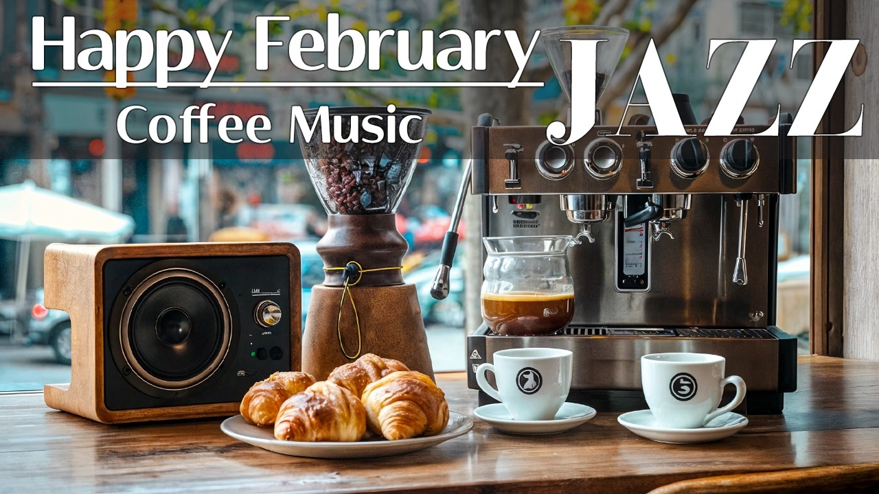 Happy February Morning Jazz ☕ Bossa Nova background for Studying, Working & Relaxing