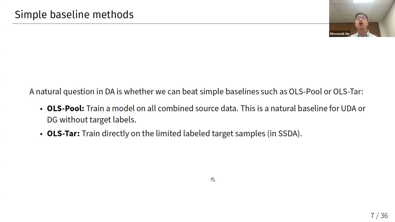 Wooseok Ha: Semi-supervised domain adaptation via fine-tuning from multiple adaptive starts