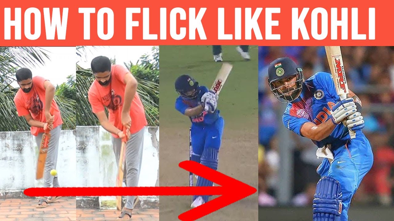 How to Flick the Ball | How to Flick Like Virat Kohli | Cricke Tutorials | Cricket Tips and Tricks