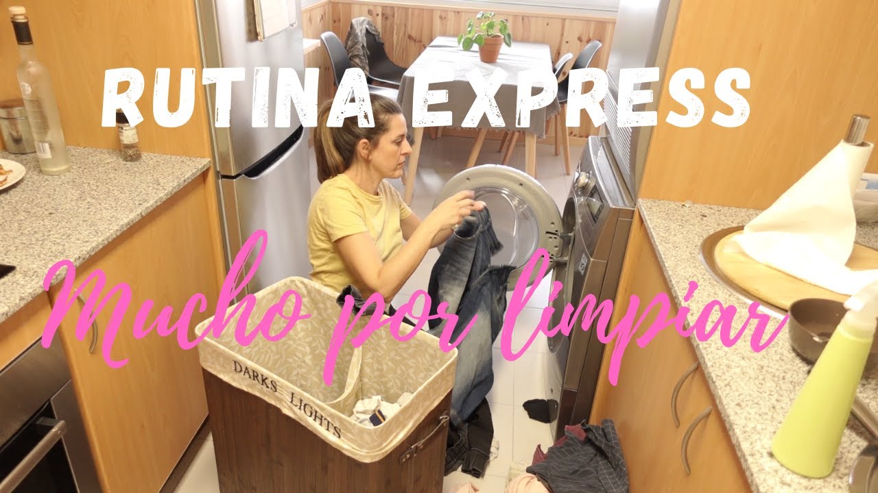 Rutina Limpieza express SÁBADO por la mañana