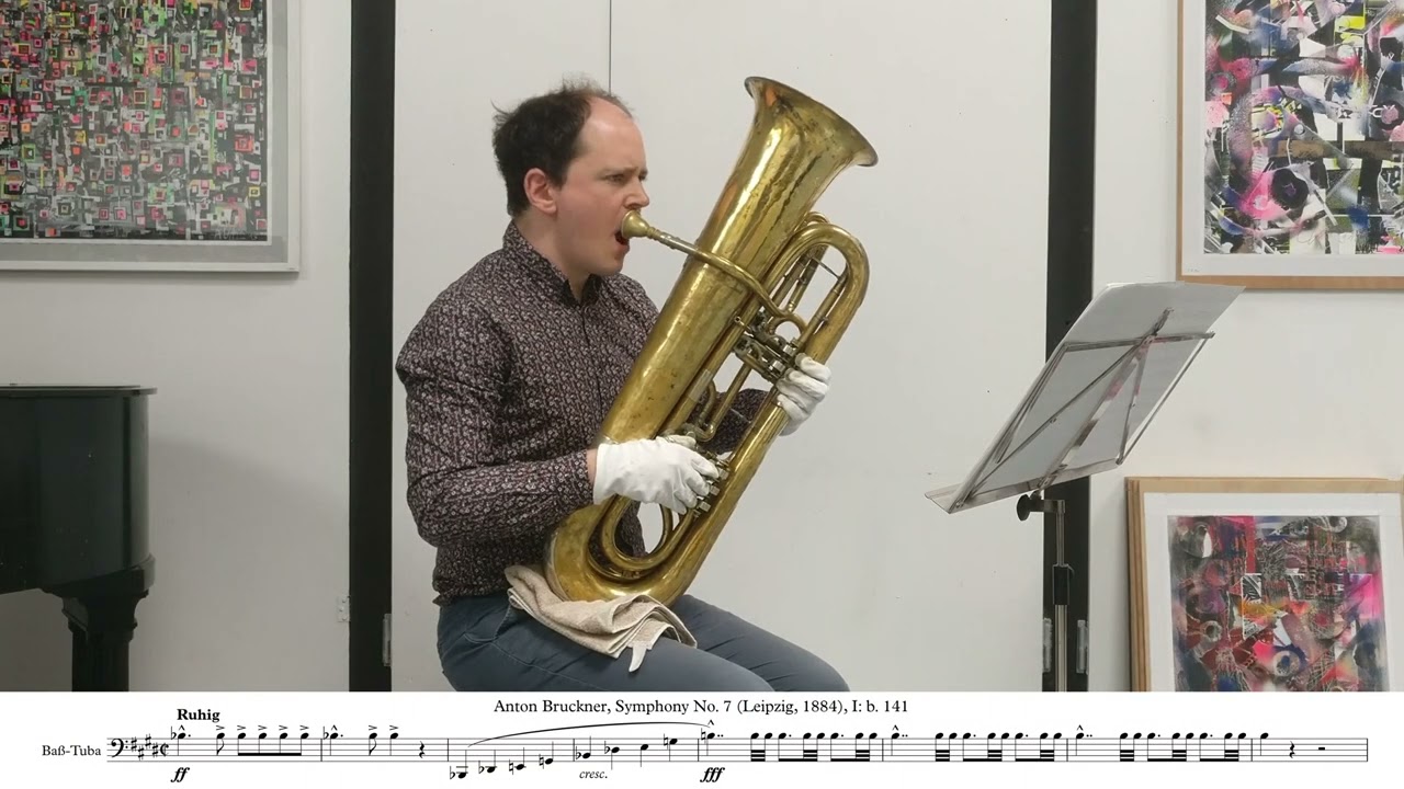 Orchestral excerpts for early 'Wiener' tuba