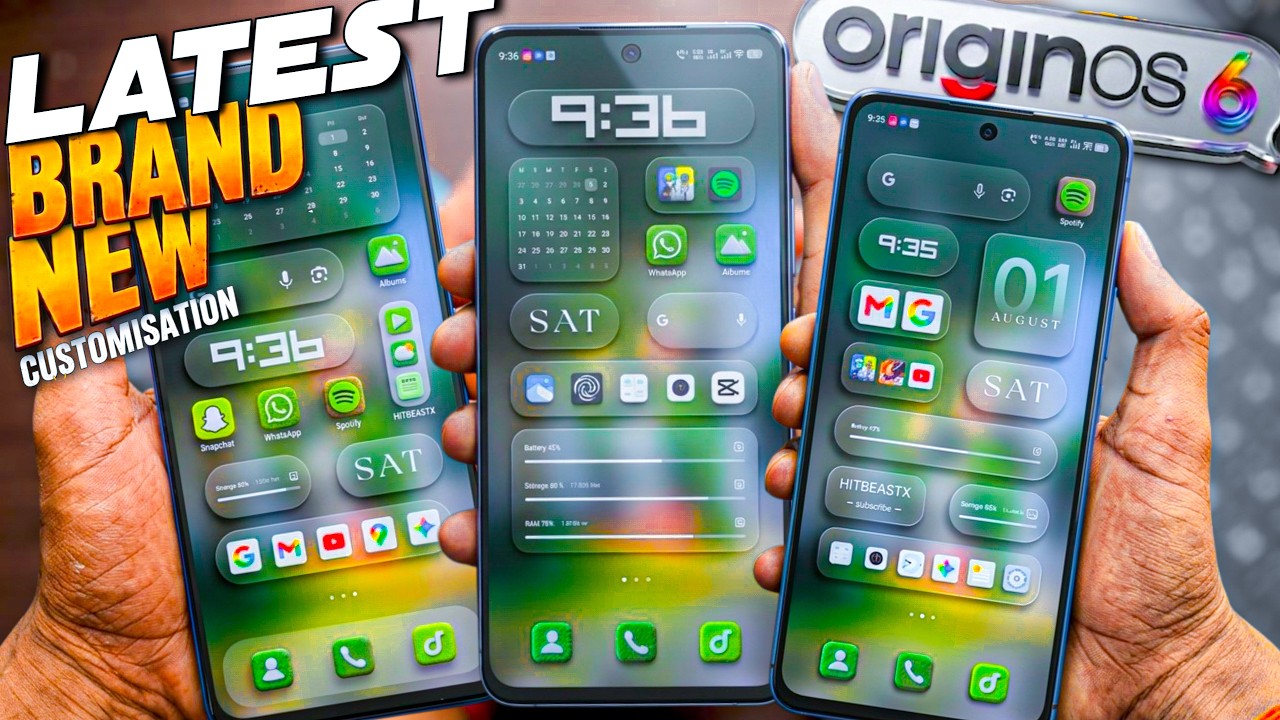 LATEST Brand New 😯 OriginOS 6 Best Customisation 🤩 | For Vivo & iQOO users #vivo #originos6