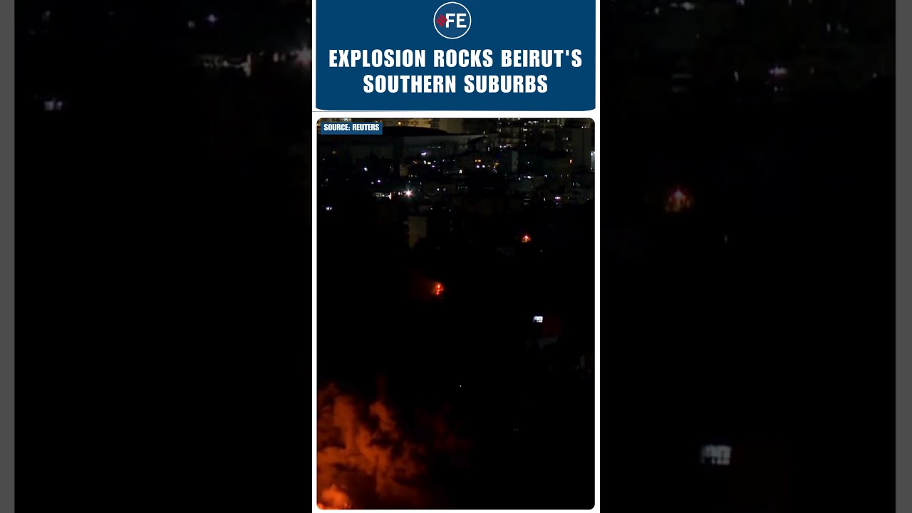 Watch: Powerful Explosion Erupts In Beirut&rsquo;s Southern Suburbs | #shorts #viralshorts