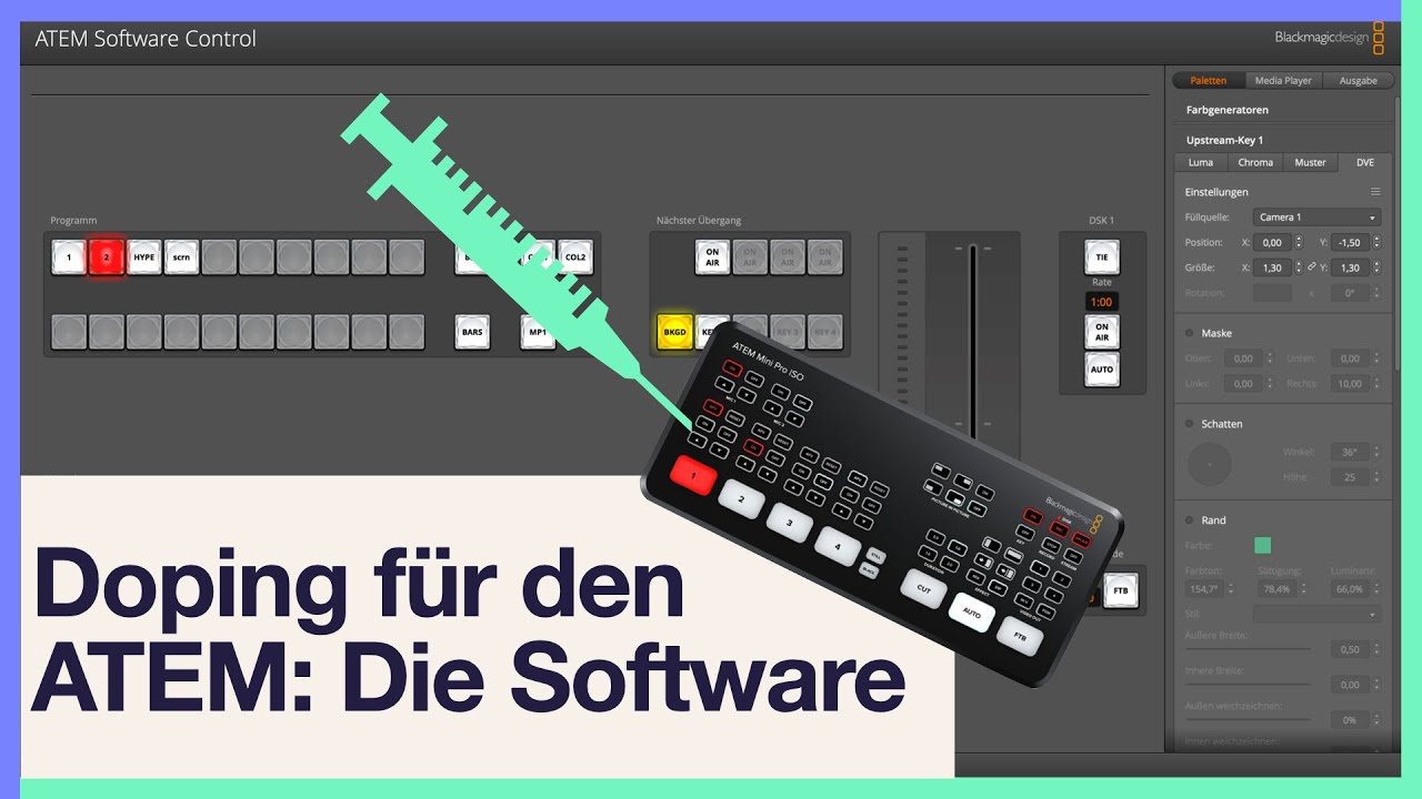 ATEM Mini on Steroids? Das macht die SOFTWARE m&ouml;glich! LIVE