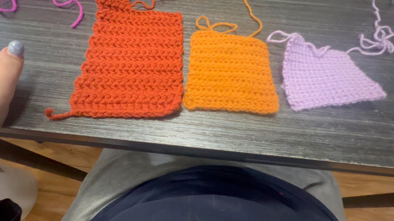 TUTORIAL--Three Basic Crochet Stitches.