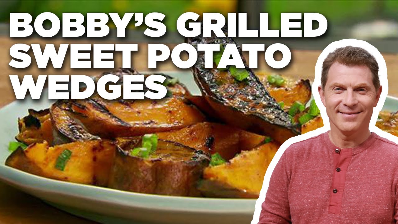 Bobby Flay's Grilled Sweet Potato Wedges | Bobby Flay's Barbecue Addiction | Food Network
