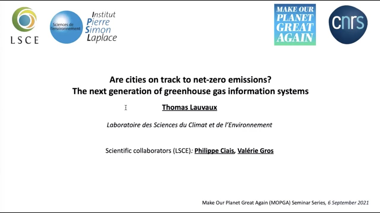 Thomas Lauvaux - Are cities on track to net-zero emissions?