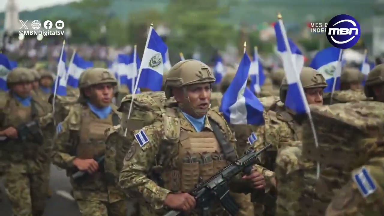 Desfile Militar de El Salvador por los 205 a&ntilde;os de Independencia Patria