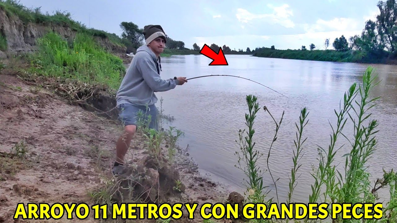TERRIBLE PESCA en ARROYO DE 11 METROS DE PROFUNDIDAD. Islas Lechiguanas