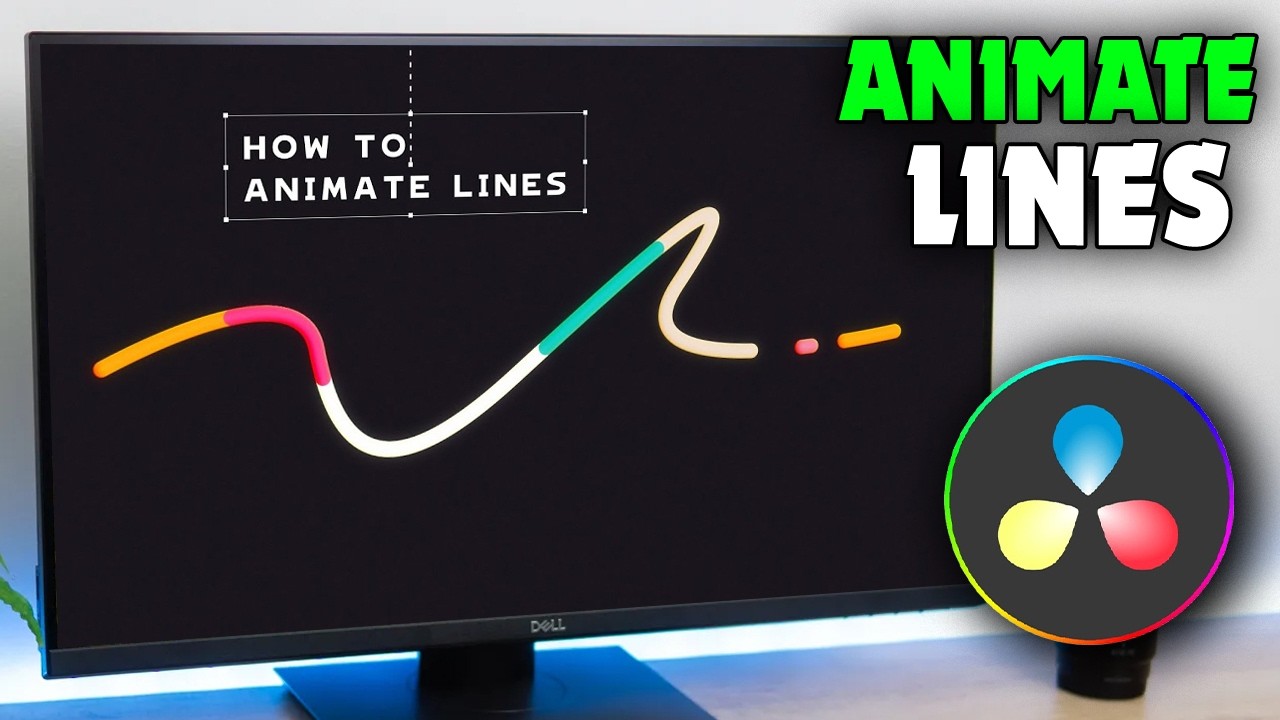 DaVinci Resolve: Как анимировать линии