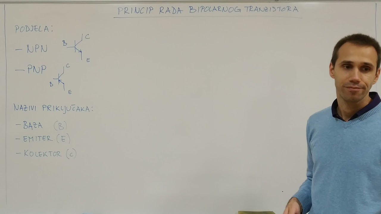 Princip rada bipolarnih tranzistora