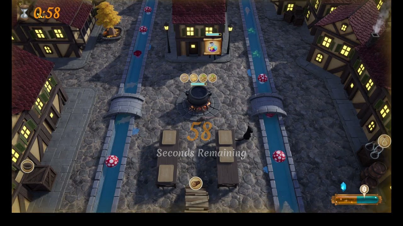 Witchtastic Chapter IV, Bonus Level 1 of 2 (Single Player/Solo) 3 Gems - No Commentary
