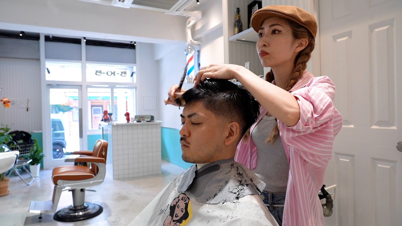 💈🇯🇵50'sダイナーをイメージした店内はまるで映画のワンシーン、東中野の理容室「EL JEFE BARBERSHOP」でバチっと決まるフェードスタイル