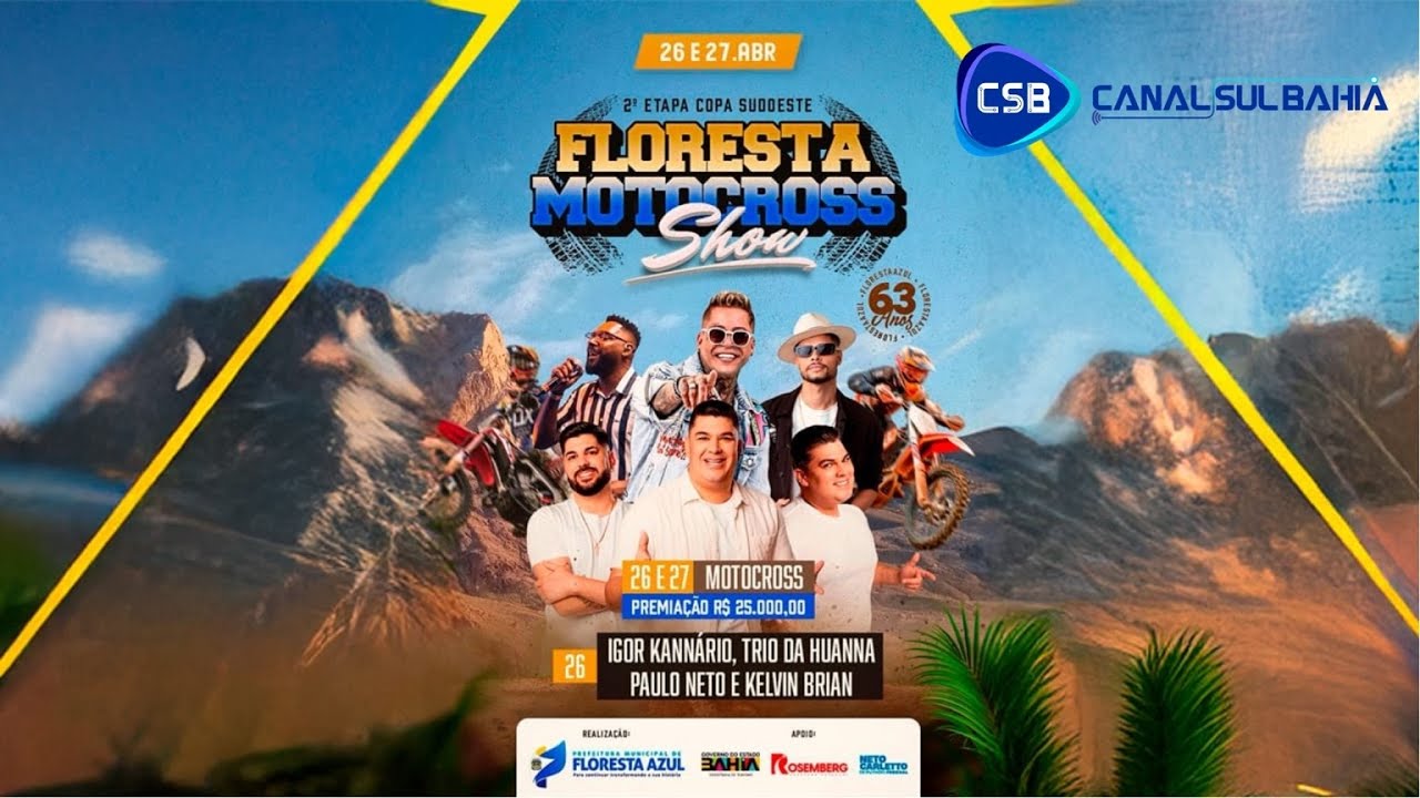 Floresta Motocross Show | Festa da Cidade - 63 Anos de Floresta Azul