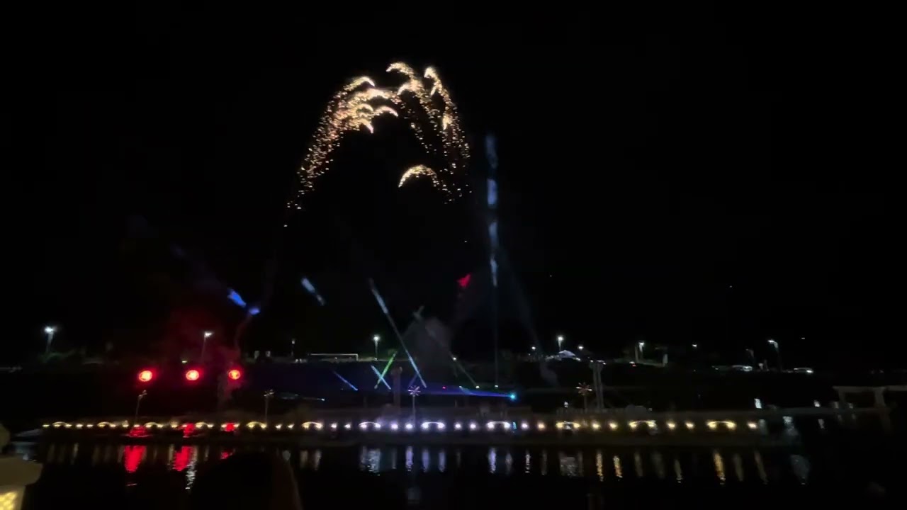 2022/03/26高雄內門宋江陣-聖母湖精彩水舞煙火