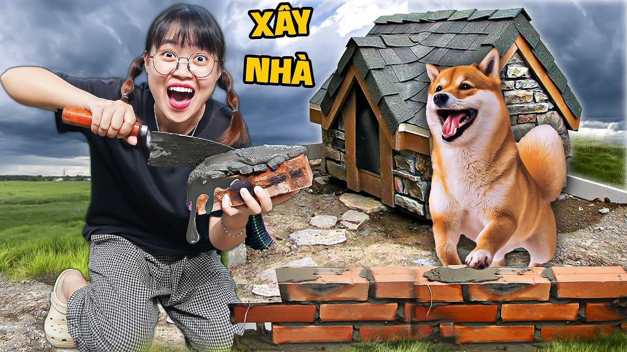 Hà Sam 3 Ngày Làm Thợ Xây Xây Nhà Cho Cún Mini Siêu To